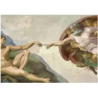 Wallfluent Fotobehang - Beige Vliesbehang - 208x146 cm - Spiritueel Contact Fotobehang Vlies - Woonkamer behang Deel - Muurschildering - Woonkamer behang