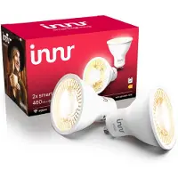 Innr GU10 Smart led | PAR16 | Mat | 2700K | Zigbee | 4.9W | 2 stuks