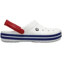 Crocs Uni Volwassen Crocband Clog, Wit/Blauw (denim-look), maat 36/37 EU