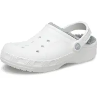 Crocs Uni Volwassen Ralen gevoerde clog, wit/lichtgrijs, maat 46/47 EU