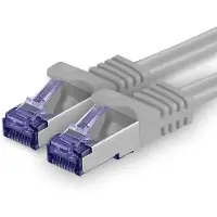 1aTTack.de Netwerkkabel Cat.7, 15 meter - Grijs - 1 stuk - Cat7 patchkabel (SFTP/PIMF)