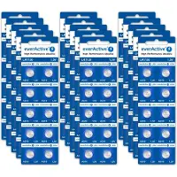 EverActive AG10 1,5V, 200 stuks batterijen, alkaline, mini, G10 LR1130 LR54, 5 jaar