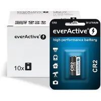 EverActive lithiumbatterijen CR2, 850 mAh, 3 Volt, lange levensduur, 10 jaar