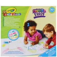 Crayola Zeichenmatte - Mini Kids - 90x60 cm - Mal- und Radiermat - - One Size - Kreatives Spielset
