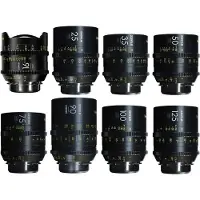 DZOfilm Vespid 8-Lens kit 16/25/35/50/75/100/125/90 PL&EF mounts (feet scale) in case (DZO-V21K8PLI)