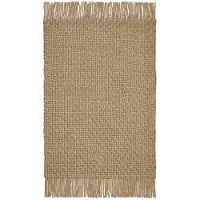 Ferm Living Vloerkleed Udo Rug 200 x 300 cm - Tan / Black