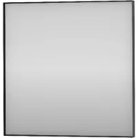 Proline Framed Spiegel Rechthoek Verzonken In Kader Optioneel 60x4x60 cm Mat Zwart