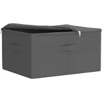 vidaXL Opbergbox 24 st Nonwoven stof 50 x 30 x 25 cm 37,5 L Antraciet