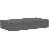 vidaXL Opbergbox 6 st Nonwoven stof 90 x 48 x 15 cm 64,8 L Antraciet