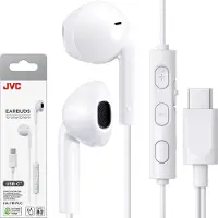 JVC USB-C bedrade oordopjes, zonder vertraging voor video's en games, inclusief