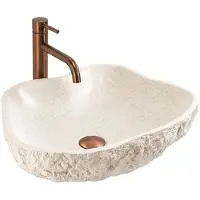 REA Opzetwastafel Isla Warm Beige