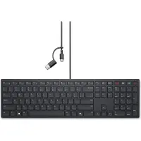 Dell Wired Collaboration Keyboard KB525C - Toetsenbord USB, USB-C - QWERTY - VS internationaal - met 3 jaar Advanced Exchange Service