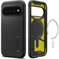 Spigen Tough Armor Backcover MagSafe voor de Google Pixel 11 Pro XL - Black