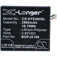 123accu HTC BOPJX100 / 35H00239-00M accu (2800 mAh, huismerk)