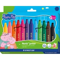 Staedtler Viltstift Fasermaler NJ Peppa 12ST 329 C12 L1 12-kleurig 12 stuk(s)