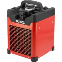 YATO Verwarming, ventilatorverwarmer, blazer van 3300W met 3 standen, thermostaat en LED-lamp