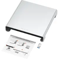 Satechi Aluminum iMac Monitor Standaard Hub Zilver