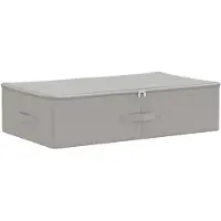 vidaXL Opbergbox 24 st Nonwoven stof 70 x 40 x 18 cm 50,4 L Grijs