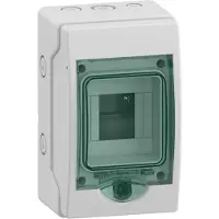 Schneider Electric 13441 13441 Kleine verdeelkast Oppervlakmontage Aantal groepen: 4 Aantal rijen: 1 Inhoud: 1 stuk(s)