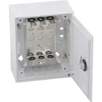 Cobinet 102168 Verdeeldoos, type I, voor 30 DA, met slot en montagebeugel. Afmetingen: 140,6 x 170,6 x 76 mm