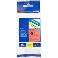 Brother Tape TZe-461 Zwart op rood (36 mm)