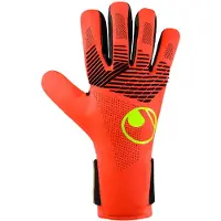Uhlsport FM Absolutgrip HN Fit Keepershandschoenen Felrood Zwart Felgeel