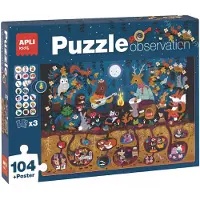 APLI Kids - Zoek en Vind Puzzel Bos