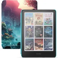 Amazon Kindle Colorsoft Kids (1e generatie)-2025 Fantasierivier Fantasy River, 16 GB, met kleurendisplay en frontverlichting met instelbare kleurtemperatuur