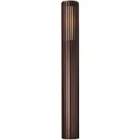 Nordlux Sokkellamp E27 | Aludra 95 | IP44 | Bruin Metallic
