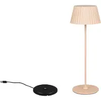 TRIO Oplaadbare tafellamp Suarez zandkleurig