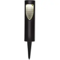 Grundig grondspies LED lamp - Op zonne-energie - Warm wit - zwart