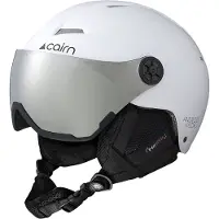 Cairn Android Visor, skihelm met vizier, junior, wit