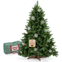 Juskys Kunstkerstboom - 150 cm - groen – maat M - Realistisch