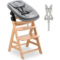 Hauck Alpha Newborn Set Pro - Meegroei kinderstoelset vanaf geboorte - Nature Grey