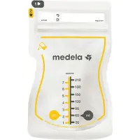 Medela Moedermelk Bewaarzakjes met Schenktuit 210cc