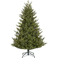 Black Box Clive Kerstboom - Realistische Kunstboom met Volle Uitstraling en 1840 Takken - Kerstversiering voor Binnen - Sfeervol en Realistisch - Makkelijk Opzetten - H185 x Ø130 cm - Groen