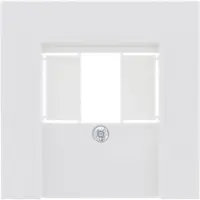 Gira System 55 centraalplaat USB - glanzend wit