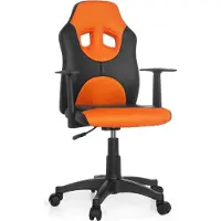 Hjh OFFICE KID GAME AL - Kinder bureaustoel Zwart / Oranje