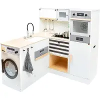 Small Foot - Houten Modulaire Speelkeuken XL Wit, 9dlg.