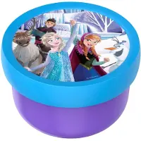Mepal Fruitbox Campus - 300 ml - Inclusief fruitvorkje - Sluit goed af - Snackdoosje - Frozen Friends