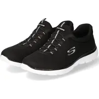 SKECHERS Slip-on 'Summits' grijs / zwart