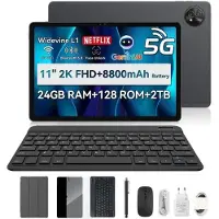 Blackview Zeno 10 5G tablet, LTE, 11 inch, dual SIM, 6GB RAM, 128GB opslag, 8800mAh batterij, Android 15