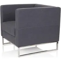 Hjh OFFICE BARBADOS | 1-Zits - Lounge stoel Donkergrijs