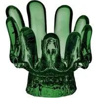 Kosta Boda Solros lantaarn 9,2 cm Smaragdgroen
