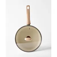 Tefal Hapjespan Ø24cm Keramisch PFAS-vrij Met Deksel (beige)