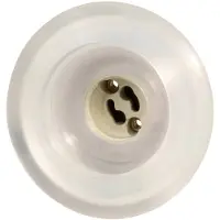 InterBaer MAXI GU10 Serie 1000 1000-501.01 Siliconebehuizing 35 W Transparant