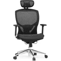 Hjh OFFICE VENUS ONE - High end bureaustoel Zwart