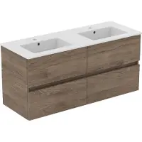 Ideal standard Ide Meubelpack Wastafel + Onderkast 120 Cm 4 Laden Flint Hik