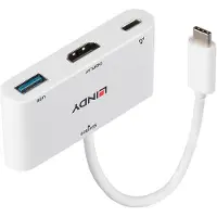 Lindy 43340 USB 3.1 Type-C naar HDMI converter met PD (Power Delivery)
