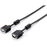 Equip 118804 VGA kabel 10 meter VGA (D-Sub) Zwart